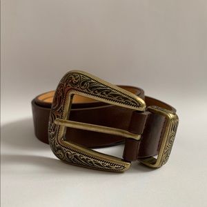 Vince Camuto brown belt